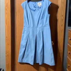 Pleated A-line Dress